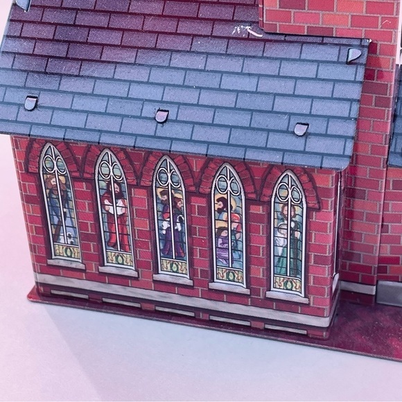 Hallmark Hometown Church with Sign Christmas Ornament Town and Country 2004 - Picture 7 of 13